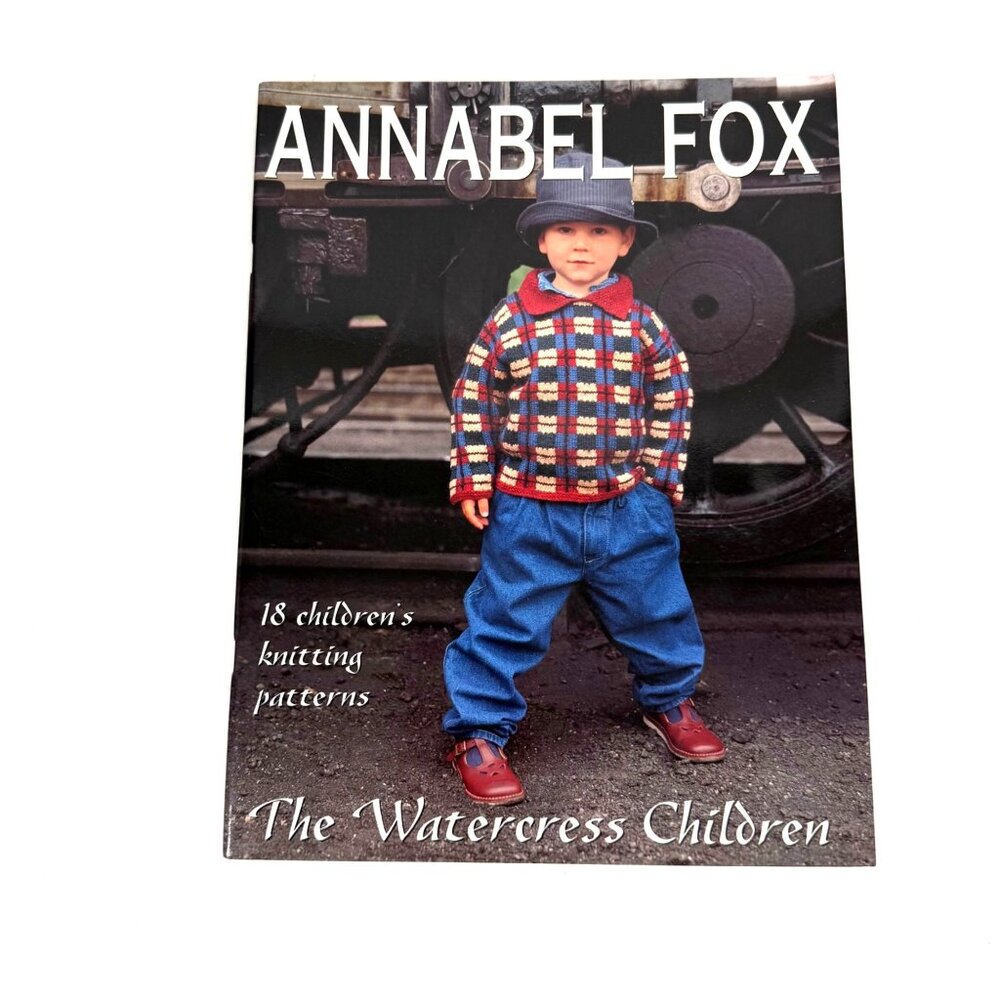 1994 Annabel Fox Knitting Pattern Book Booklet The Watercress Children‎ Vintage
